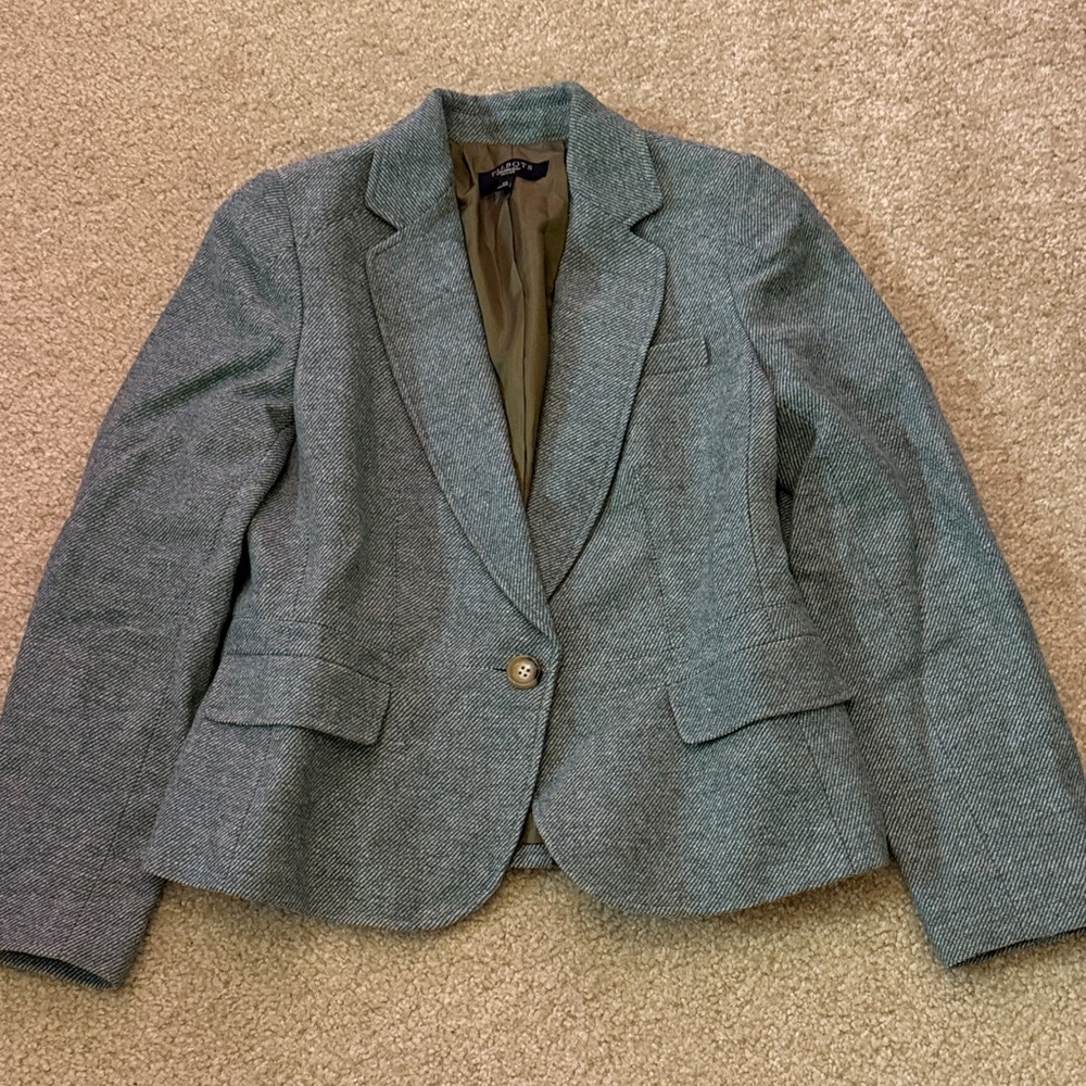 Blue talbots wool jacket blazer